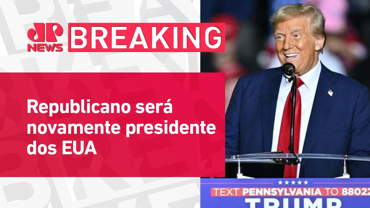 Donald Trump vence Kamala Harris em eleição | BREAKING NEWS