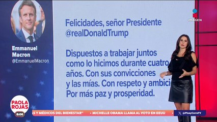 Presidentes y líderes mundiales felicitan a Donald Trump