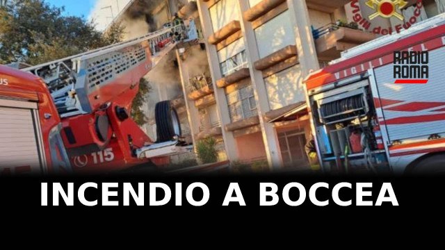 Quattro persone intossicate in incendio in un residence a Boccea.
