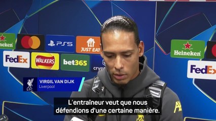Van Dijk : "Il y a encore du travail"