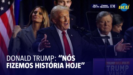 Trump retorna à Casa Branca: 'Fizemos história hoje'