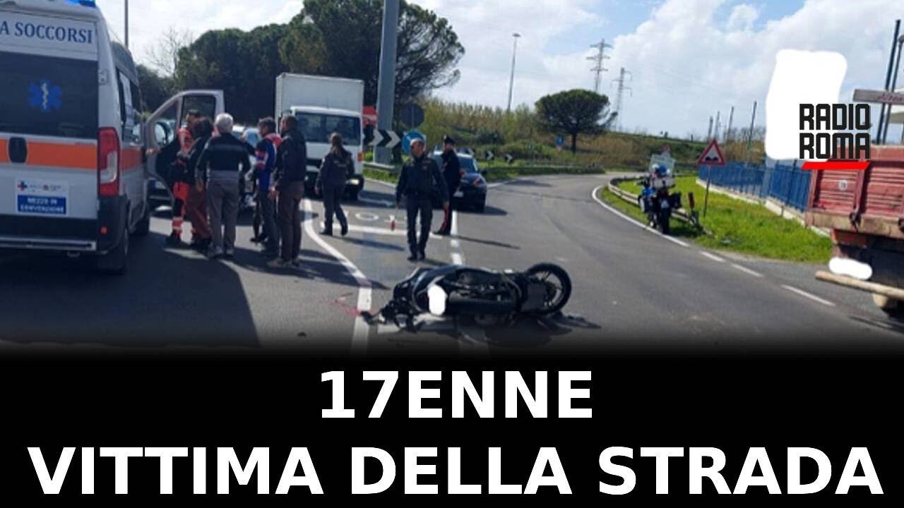 Formia, 17enne vittima della strada