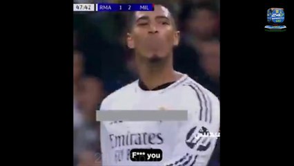 Jude Bellingham 'Caught Swearing at Referee' on Live TV During Real Madrid's Defeat by AC Milan