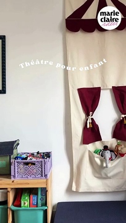 Activité créative en famille : fabriquez un théâtre pour enfant en tissu