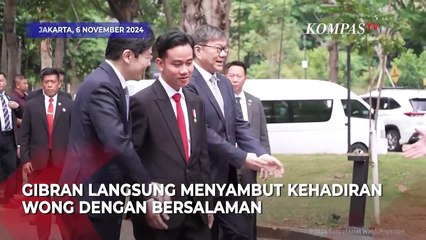 Potret Gibran Bertemu PM Singapura Lawrence Wong