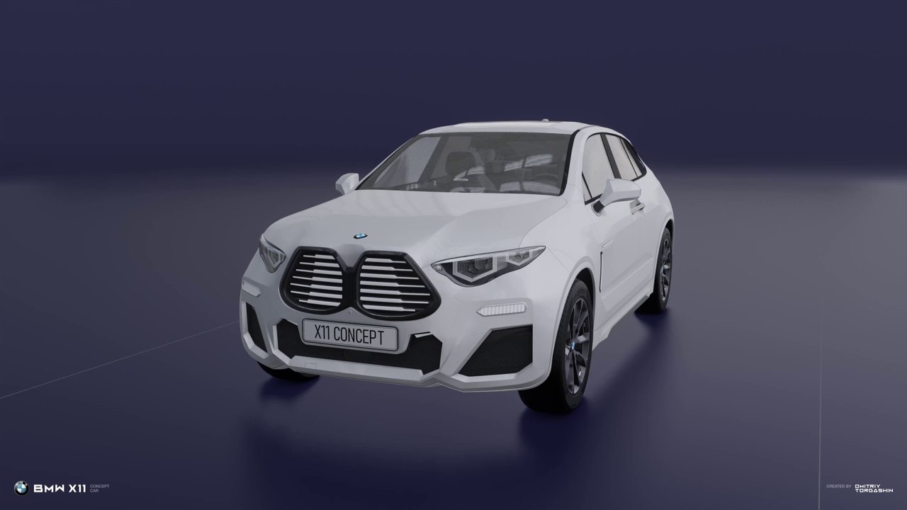 BMW X11 CONCEPT CAR NEW PRESENTATION - WHITE PEARL