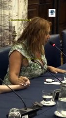 La denuncia de Nancy Pazos en su discurso.