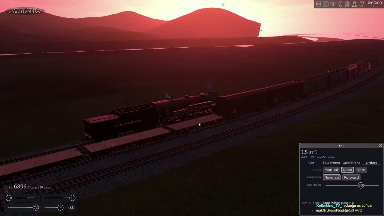 Heute Morgen besonders viel Fracht. | Railroader | Ep. 65