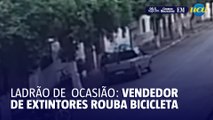 Vendedor de extintores furta bicicleta durante viagem de trabalho em Minas