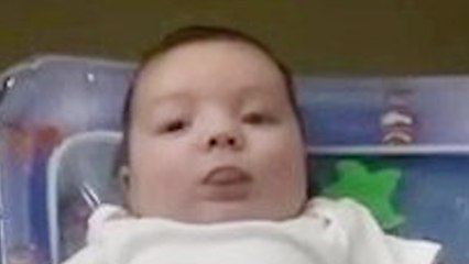 VIDEO: Baby 'says her first word' - at just three months old