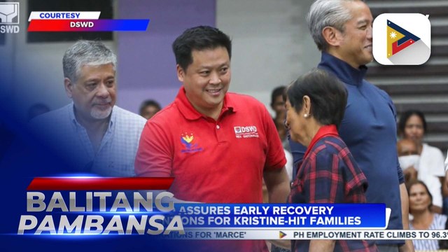 DSWD assures early recovery interventions for Kristine-hit families