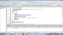 Learn Programming Technique C to Master Skills - Use of void with Function