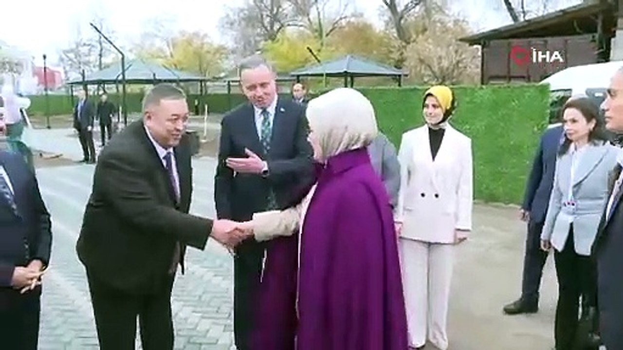 Türkiye'den Kırgızistan'a müthiş eser! Açılışını Emine Erdoğan yaptı