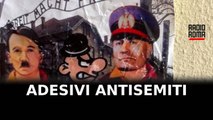 Adesivi antisemiti a Roma, appello dalla Comunità Ebraica