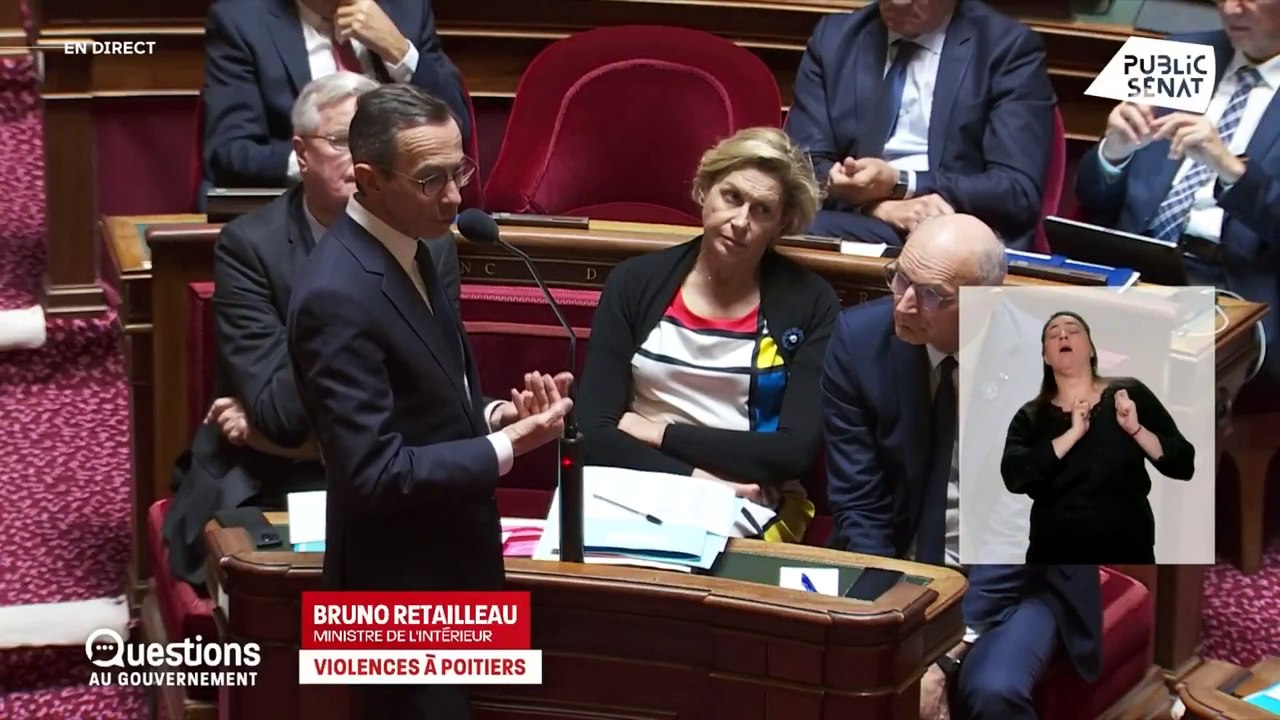 Violences à Poitiers - Bruno Retailleau :   « Mon combat, ce n’est pas un combat statistique, c’est un combat sous l'autorité du Premier ministre"