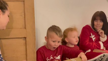 Christmas present turns a room into a dance floor