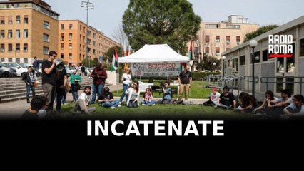 La Sapienza, due studentesse s'incatenano contro Israele