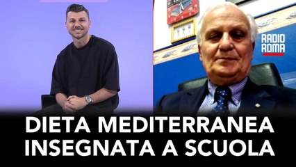 Dieta Mediterranea insegnata a scuola, le parole di Schillaci