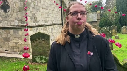 Look at this church’s ‘special’ poppy display for Remembrance Sunday