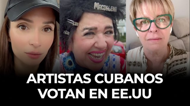 Artistas cubanos votan en EE.UU