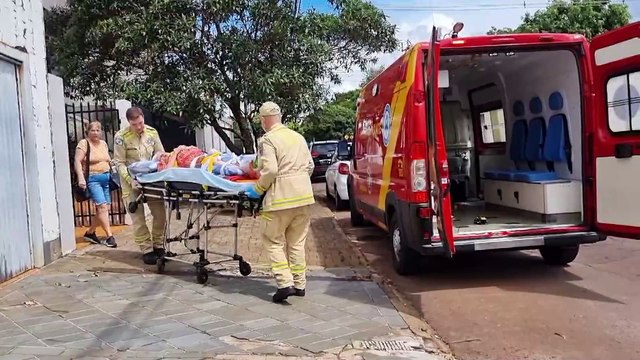 Idosa fica ferida ao cair da cama no bairro Parque Verde