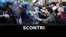 Proteste pro Gaza a La Sapienza, scontri con la polizia