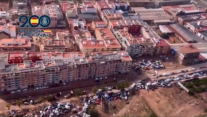 Valencia desde el aire: así sigue una semana después de la DANA