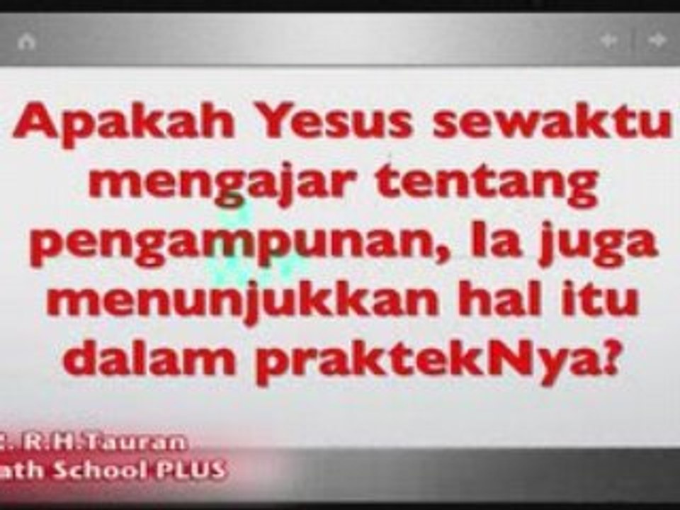 Hikmat Dari PengajaranNya