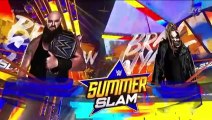 The Fiend Bray Wyatt vs Braun Strowman (Roman Reigns returns) Falls Count Anywhere match for the WWE Universal Championship - Full match at WWE Summerslam 2020