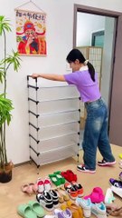 overa Hoe Rack, 5-Tier Shoe Rack, Simple Shelf, Plastic Waterproof dustproof Shelf, Entrance, Bedroom Shoes Rack (Colour : White)