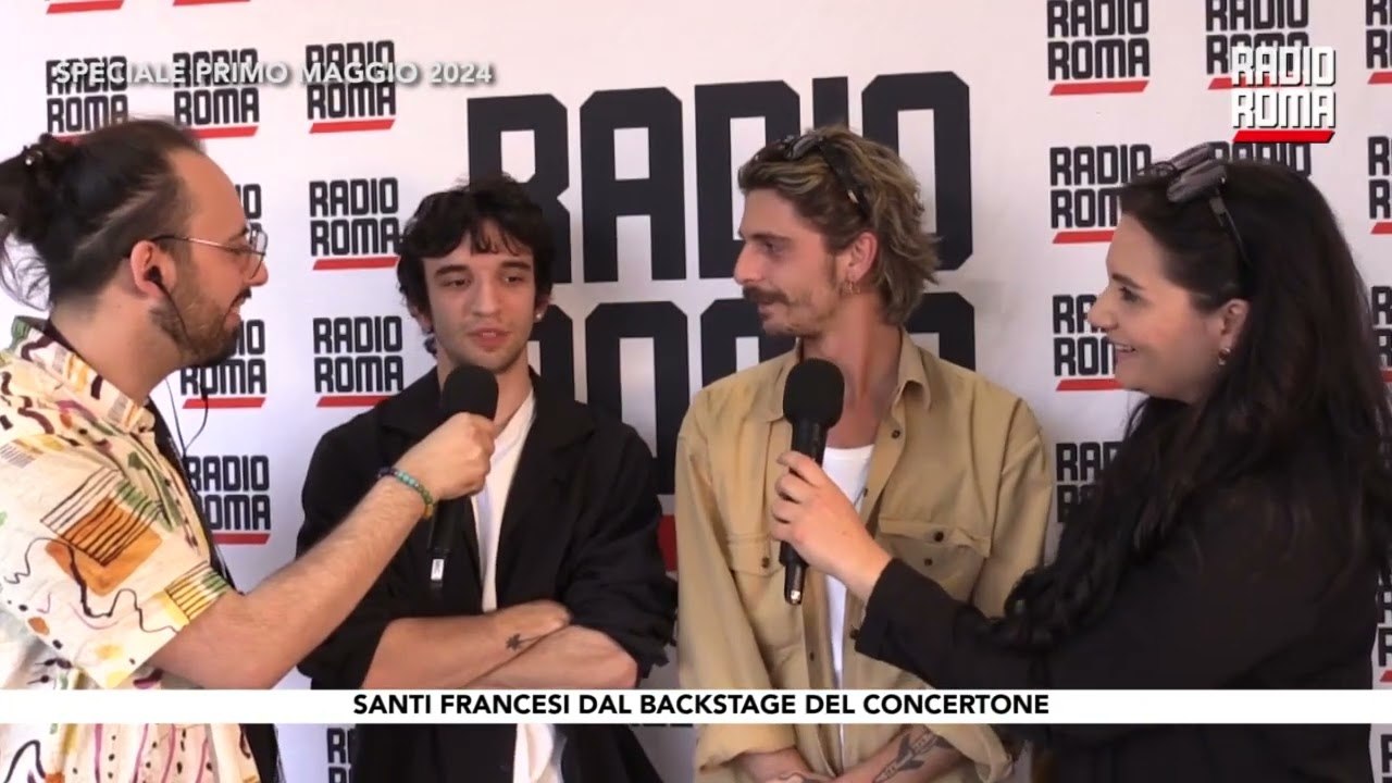 Santi Francesi al Primo Maggio 2024 - Backstage...