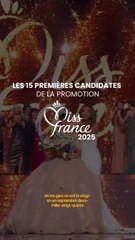 Les 15 premières candidates à Miss France 2025