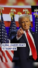 Global leaders react to Trump win