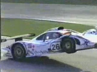 CRASH envol Porsche GT1 Road-Atlanta Endurance USA