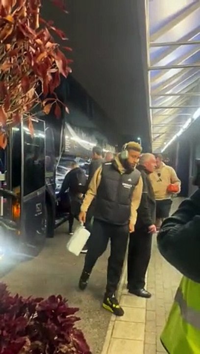 Leeds United arrive at Millwall