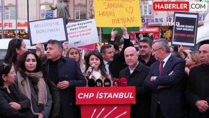 CHP, Esenyurt'ta Kayyum'a Karşı Nöbet Tutuyor