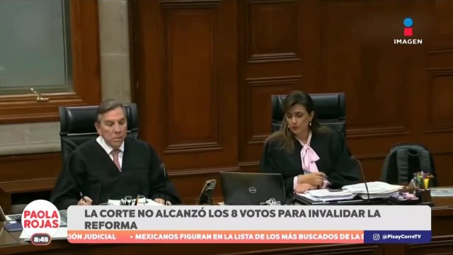 La Suprema Corte no alcanzó los ocho votos para invalidar la reforma judicial