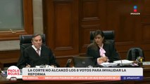 La Suprema Corte no alcanzó los ocho votos para invalidar la reforma judicial