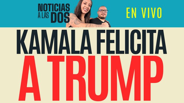 #EnVivo #NoticiasALasDos ¬ Kamala Harris reconoce derrota; felicita a Trump ¬ Sheinbaum pide calma