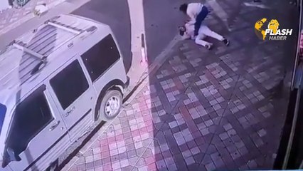 Evine giren hırsızın üzerine atladı, hırsız şikayetçi oldu