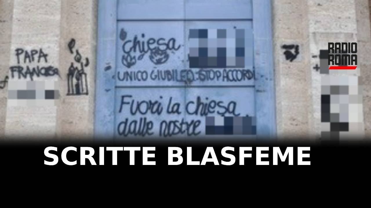 Divina Sapienza, scritte blasfeme contro il Papa