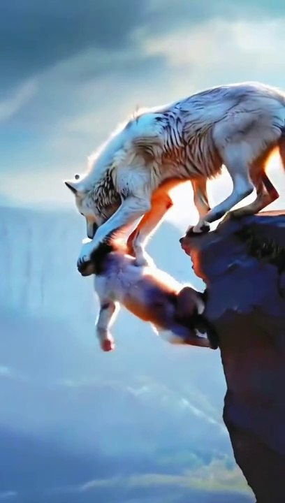Snow wolf