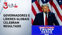 Lula parabeniza Trump pela vitória nos EUA; Haddad diz que “dia amanheceu mais tenso”