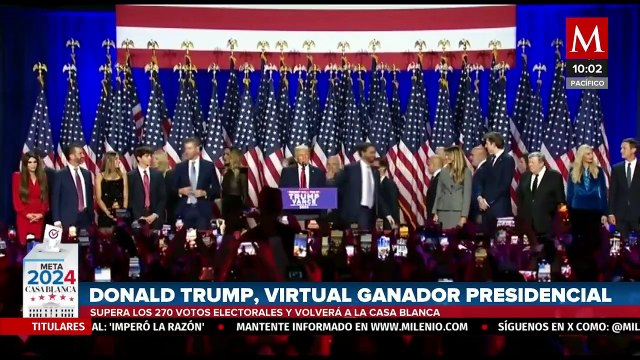 Donald Trump regresará a la Casa Blanca el próximo 20 de enero de 2025