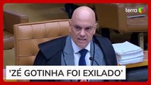 Covid-19 não foi 'gripezinha' e negacionismo fez Zé Gotinha ser exilado do Brasil, diz Moraes