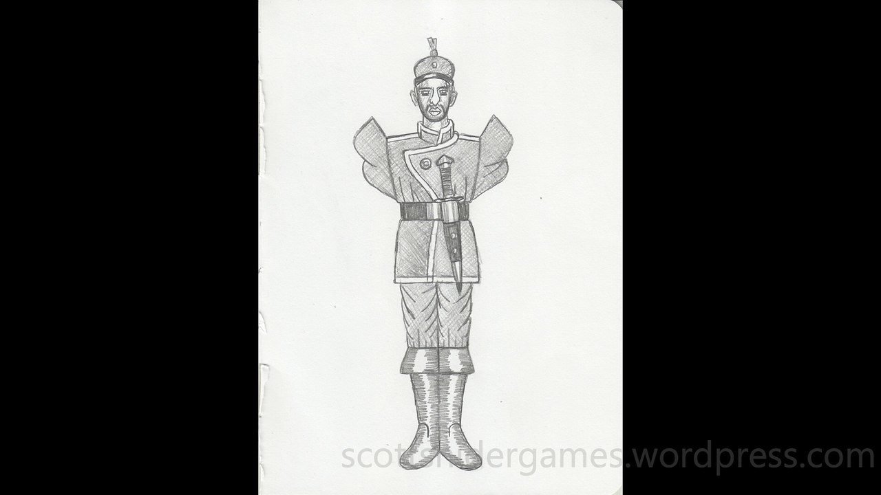 Soldier Pencil Sketch Video #495 (11-06-2024)