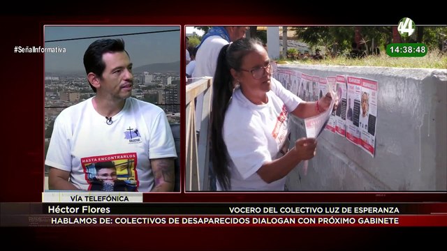 Héctor Flores explica que colectivos de personas desaparecidas se reúnen con gabinete de Lemus