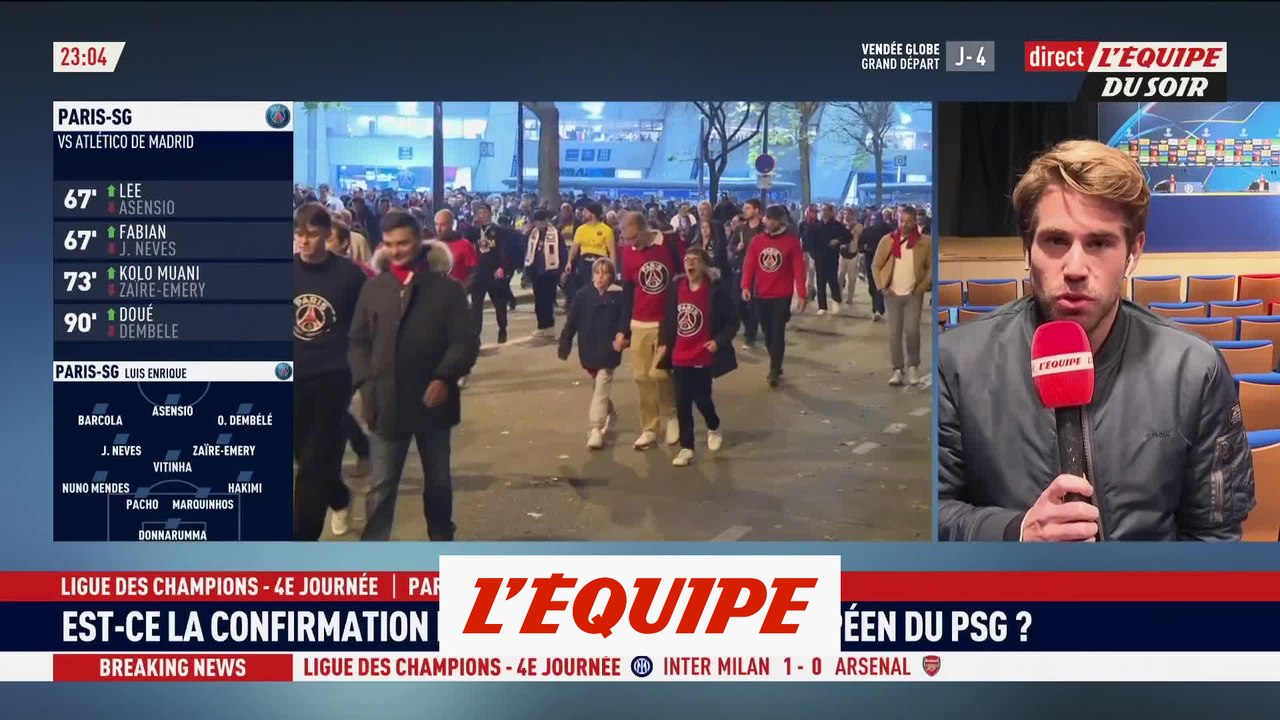 Battu sur le gong par l'Atlético de Madrid, le PSG peut s'inquiéter - Foot - C1