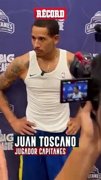 Juan Toscano: Ahorita estamos trabajando por Capitanes y si estoy aquí, pues en cada juego voy a tratar de ganar.