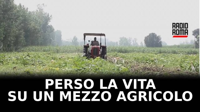 Il trattore si ribalta, muore 21enne a Minturno